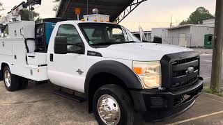 2013 FORD F550 MECHANICS TRUCK CRANE COMPRESSOR WELDER SERVICE UTILITY TRUCK FOR SALE [upl. by Aenehs]