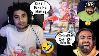 Rega Shocked By GoldyBhais Teddy Bear outfit🫣  Mamba Trolling🤣 regaltos rega goldybhai mortal [upl. by Germaun741]