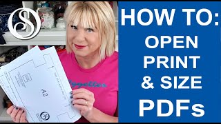 Printing PDFs and how to size and resize [upl. by Weinreb]