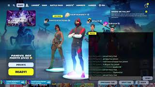 Fortnite 1V1 Box Fight2v23v3 Playing With viewers Wagers Ranked NAE [upl. by Yadrahs]