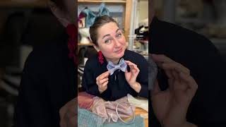 How to make Sinamay bows  New video tutorial on my YouTube channel hatmaking london diyfashion [upl. by Dorice]