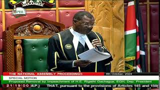 NATIONAL ASSEMBLY  TUESDAY 8TH OCTOBER 2024  AFTERNOON SESSION [upl. by Naillij]