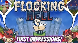 Flocking Hell Defend Your Sheep Against the Demon Legions in this Unique TurnBased Strategy Game [upl. by Lidah]