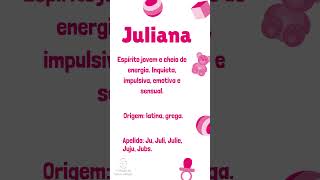 Significado dos Nomes Juliana [upl. by Ley]