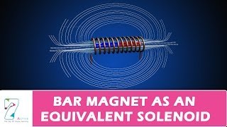 BAR MAGNET AS AN EQUIVALENT SOLENOID [upl. by Nanek758]