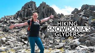 Glyders Snowdonia Hike  Glyder Fach  Glyder Fawr via Devils Kitchen [upl. by Aitselec]