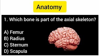 10 Important Mcqs Of Anatomy  Medical Nursing Doctors And Paramedics Staff  Competitive Test [upl. by Pihc549]