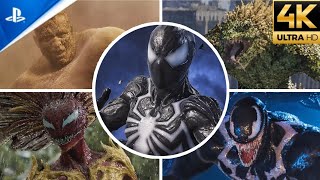 Symbiote Suit vs All Villains Boss Fight Ultimate Difficulty  SpiderMan 2 PS5 4K [upl. by Nyladam452]