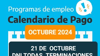 Fecha de pagos FOMENTAR EMPLEO octubre 2024 [upl. by Safoelc888]