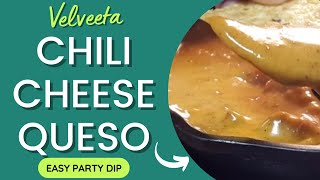 VELVEETA CHILI CHEESE DIP  Easy 10 Minute Recipe [upl. by Donica]