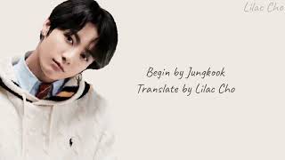 Begin Jungkook of BTS  Myanmar Subtitle bts mmsub [upl. by Yeslek635]