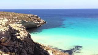 Rabbit Beach Lampedusa Islands of Sicily [upl. by Meghann]