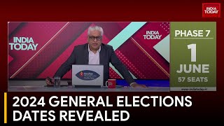 Election Commission Announces 2024 General Elections Schedule  Lok Sabha Election  India Today [upl. by Annahsohs]