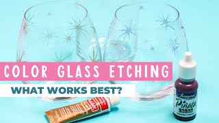 How To Color Glass Etching Which Method is Best [upl. by Jake]