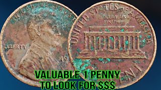 Valuable USA Lincoln 1 Penny Coins Worth Big Money Dont Spend These [upl. by Milore]