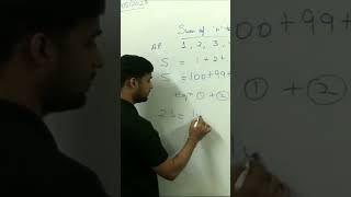 Teach Me Maths amp Science  Sum of first 100 natural numbers using Arithmetic Progression [upl. by Rimaj]