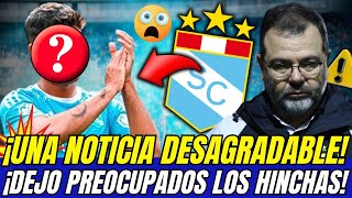 🔴🚨¡ACABA DE LLEGAR ¡CONFIRMACIÓN TERRIBLE ¡PREOCUPACIÓN GENERAL SPORTING CRISTAL HOY [upl. by Jeffcott]