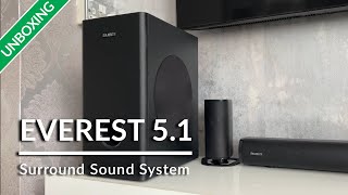 Majority Everest Bluetooth 51 Dolby Digital Surround Sound System  UNBOXING [upl. by Gus]