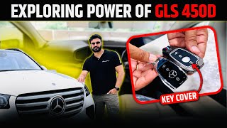 Exploring Power of Mercedes GLS 450dNew Metal Key CoverSite works [upl. by Rory552]