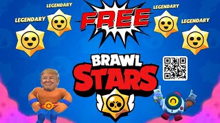 Free QR Codes for November in Brawl Stars 🚀 Hypercharge amp 4 Legendary Star Drops [upl. by Amekahs]