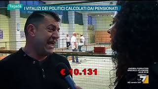 I vitalizi dei politici calcolati dai pensionati [upl. by Pettiford]