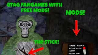 The 3 Best Gorilla Tag Fan Games with mods [upl. by Elwina]