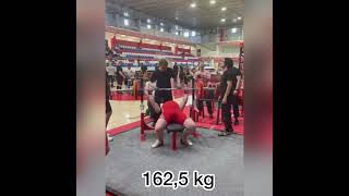 Bench press Competition Artem Goncharov 1675 kg [upl. by Ajiram]