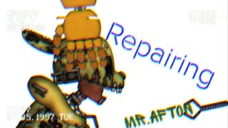 DC2FNAF REPAIRING EP 4 Springtrap MrAfton [upl. by Eiliak]