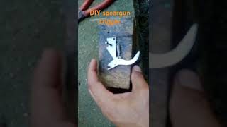 Diy speargun trigger spearfishing safedive [upl. by Robb]