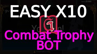 AQW Easy Combat Trophy  Undead Champion Armor Bot 2023 TGBots Grimlite Rev v13 [upl. by Ennairej]