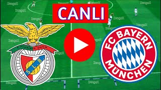 🔴 BENFİCA BAYERN MÜNCHEN MAÇI CANLI İZLE  eFootball Türkçe Simülasyon [upl. by Garek]