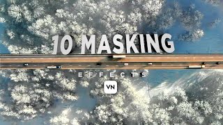 10 CREATIVE Masking Video Effect in Vn Video Editor [upl. by Epilif]