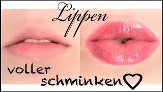 Lippen VOLLER schminken I Hannah Black [upl. by Reggy813]