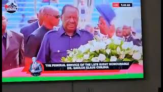 Raila Odinga in Malawi 🇲🇼 for a state burial of the late VP Dr Saulos Chilima [upl. by Lichter]