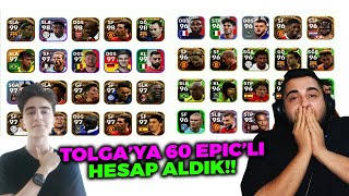 TOLGAYA 60 EPICLİ HESAP SATIN ALDIK eFootball 2023 Mobile [upl. by Etnoved]