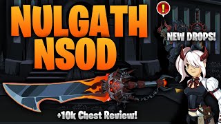 New Nulgath NSOD Farm New Drops and Merge 2023 Nulgath 10k Chest Review AQWorlds [upl. by Eiramait]