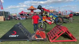 OSET  Amazing 10 year old Electric dirt bike trials stunts [upl. by Mayes45]