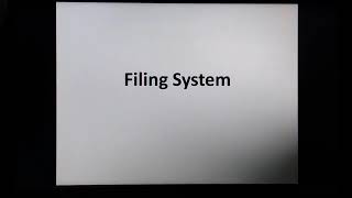 Filing System Secretariat Manual [upl. by Retloc]