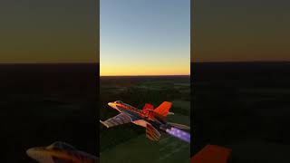 F18 Super Hornet Flying Low at Sunset  Incredible Jet Footage aviation viralvideo shorts [upl. by Ikkim73]