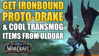 How to get Ironbound Proto Drake and solo Glory of the Ulduar Raider achievement  World of Warcraft [upl. by Grussing]