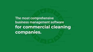 Aspire commercial cleaning business management software Product overview 60sec [upl. by Nedle]