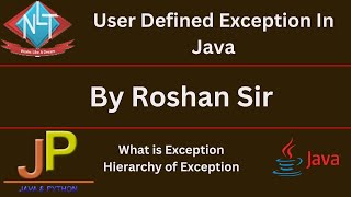 User Defined Exception in Java  Custom Exception in Java  Java Tutorials [upl. by Leola]