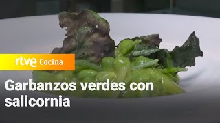 Garbanzos verdes con salicornia  Como Sapiens  RTVE Cocina [upl. by Nicki]