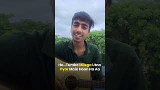 Hey  Mein hu na😁😁😁guitarcover songs ajitgirimusic instalove bollywoodromance mehuna srk [upl. by Irneh]