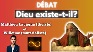 DIEU existetil DEBAT entre Matthieu Lavagna catholique et Willeime athée [upl. by Isiahi]