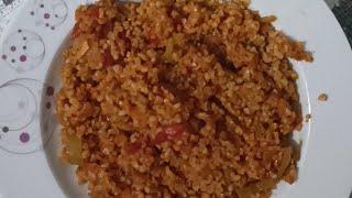 Domatesli Bulgur Pilavı Meyhane pilavı [upl. by Duong]