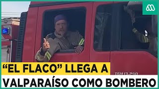 Humorista Paul Vásquez llega como bombero a apoyar en el combate la emergencia en Valparaíso [upl. by Glaudia650]