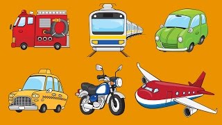 Learn Vehicles for Kids  Talking Flashcards [upl. by Tebazile548]