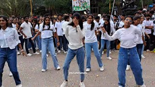 Best dance performance by CSD branch  AVINYOTSAV  TKR college  flash mob 2k24 [upl. by Naharba]