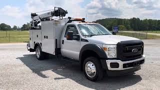 2015 FORD F550 MECHANICS TRUCK CRANE COMPRESSOR WELDER SERVICE TRUCK UTILITY FOR SALE [upl. by Adnouqal870]